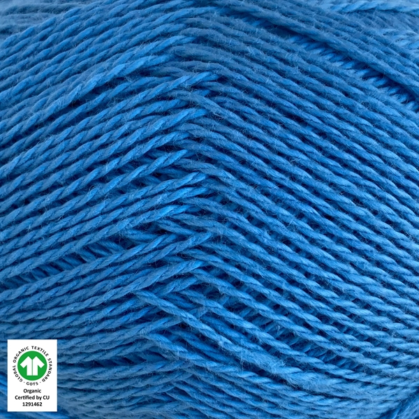 3760 DUEBLÅ ØKOLOGISK PIMABOMULD GOTS